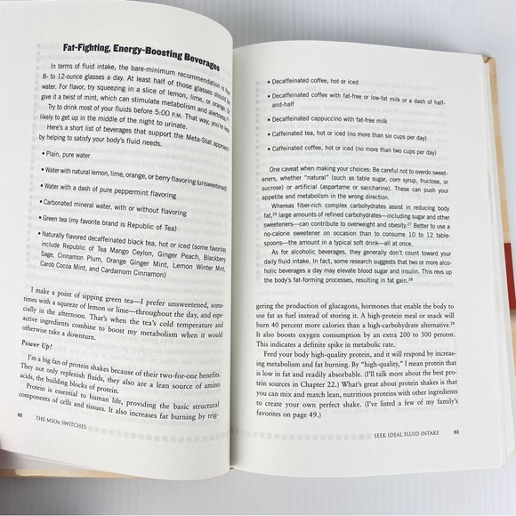 Flip the Switch Weight Loss Book by Robert K Cooper Hardcover with Recipes - Picture 12 of 13